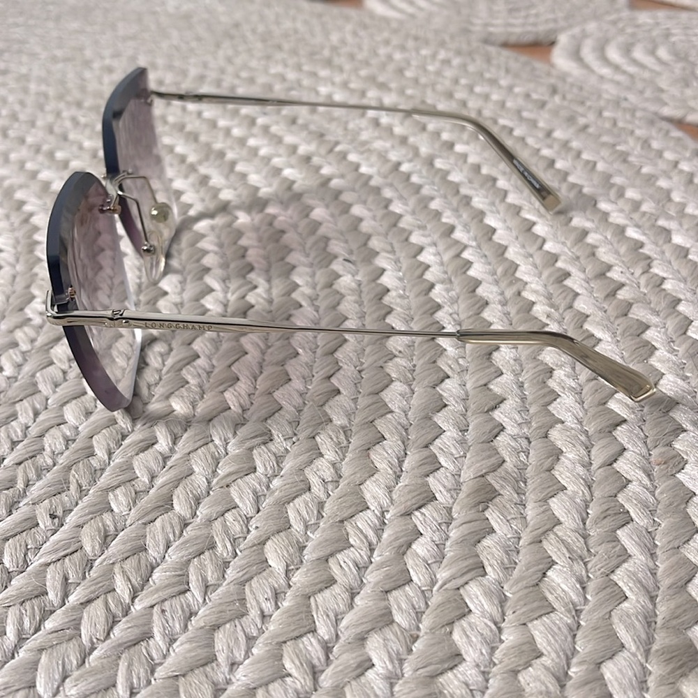 Longchamp Gradient Rectangular Aviator Sunglasses - image 3